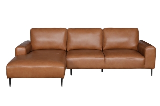 Picture of WARLINGTON 100% Top Grain Leather sectional sofa --Facing left