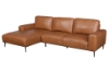 Picture of WARLINGTON 100% Top Grain Leather Sectional Sofa (Brown)