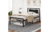 Picture of MECOR Metal Bed Frame in Twin (Black)