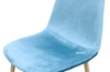 Picture of OSLO Velvet Dining Chair (Blue)- Each