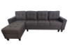 Picture of (Final Sale) KLARA Reversible Sectional Sofa with Cup Holder  in Brown