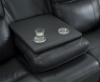 Picture of TAZAN Power Reclining Sofa (Black) - 3 Seater Sofa (3RRC)	