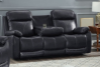 Picture of TAZAN Power Reclining Sofa (Black) - 1 Seater Armchair  (1R)