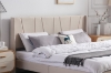 Picture of ALASKA Fabric Bed Frame (Beige) - Eastern King Size