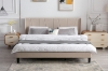 Picture of ALASKA Fabric Bed Frame (Beige) - Eastern King Size