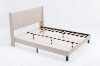 Picture of ALASKA Fabric Bed Frame (Beige) - Eastern King Size
