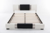 Picture of VANCOUVER Vinyl Bed Frame in Queen/King Size (Black & White)