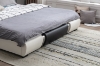 Picture of VANCOUVER Vinyl Bed Frame (Black & White) - Queen Size