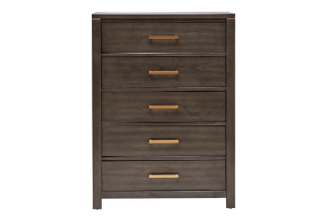 Picture of NATALIE 5-Drawer Chest (Weathered Grey)