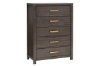 Picture of GLINDA 5-Drawer Chest (Grey)