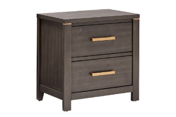 Picture of GLINDA 2-Drawer Nightstand (Grey)
