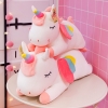 Picture of RAINBOW Style Unicorn Plush Cushion (White) -32 inches