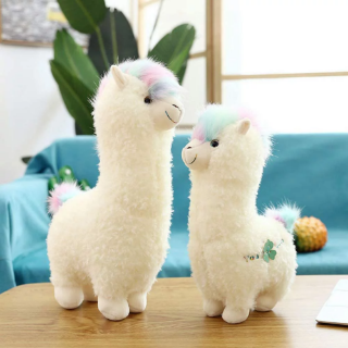 Picture of 19 inch Plush Alpaca Toy Llama Stuffed Animal Doll