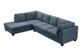 Picture of LIBERTY SECTIONAL FABRIC SOFA  (DARK GREY) - Left Hand Facing Chaise without Ottoman