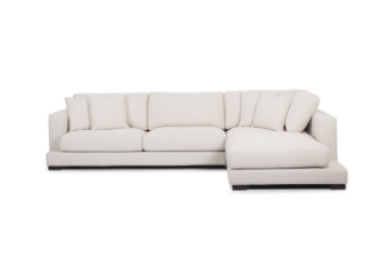 Picture of LONDON FEATHER-FILLED SECTIONAL FABRIC SOFA--RHF