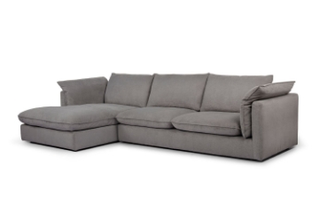 Picture of SERENA FEATHER-FILLED SECTIONAL FABRIC SOFA--LHF