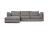 Picture of SERENA FEATHER-FILLED SECTIONAL FABRIC SOFA- Chaise Facing Left