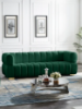 Picture of VEGAS 3+2+1 Chesterfield Velvet Sofa (Green)