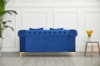 Picture of BONA 3+2 Tufted Velvet Sofa Range (Blue) 