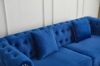 Picture of BONA 3+2 Tufted Velvet Sofa Range (Blue) 
