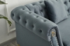 Picture of BONA Tufted Velvet Sofa Range (Grey)- Armchair