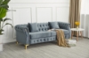 Picture of BONA Tufted Velvet Sofa Range (Grey)- Armchair,Loveseat and Sofa Set