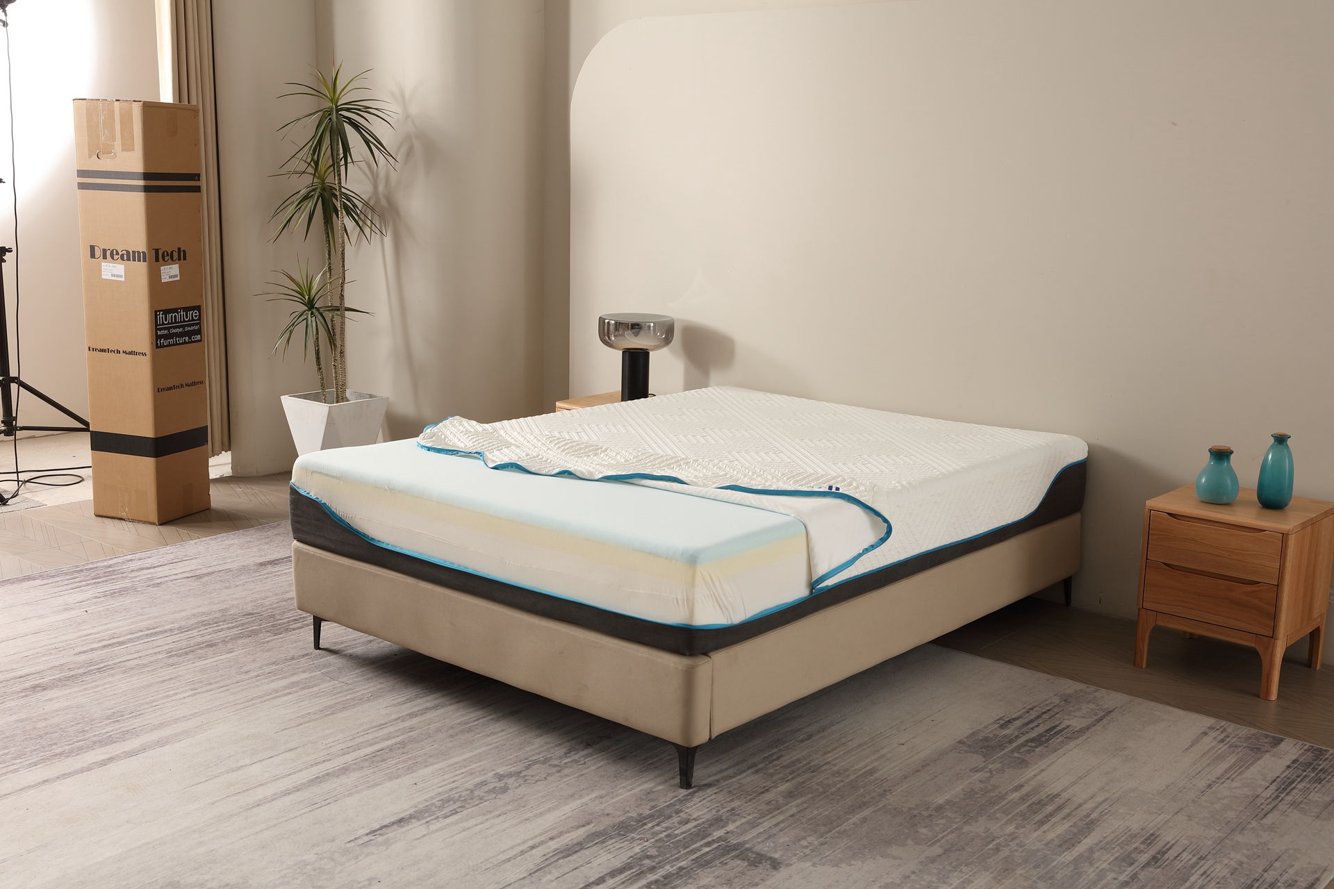 eastern king size memory foam mattress