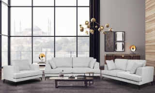 Picture of MARTINI 3+2+1 Sofa Range (Sandstone) - 3 + 2 + 1 Combo