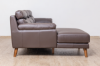 Picture of ANVIL 100% Genuine Leather Sectional Sofa  (Dark Brown) 
