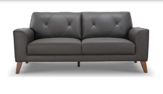 Picture of CASTILE Full (100%)Leather Sofa Range (Brown) - Loveseat+Sofa Set