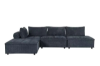 Picture of KONYA Velvet Fabric Sectional Sofa (Grey)