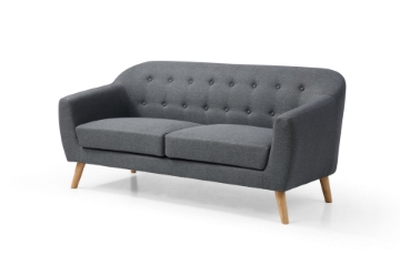 Picture of BRACKE Fabric Sofa Range (Grey) - 3 Seater (Sofa)	