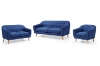 Picture of BRACKE Fabric 2-Seater Loveseat (Blue)