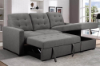 Picture of WINSTONE Reversible Sectional Sofa with Pull Out Bed (Pepper)