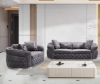 Picture of PIEDMONT Chesterfield Velvet Sofa Range (Grey) - Armchair (1 Seater)