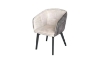 Picture of CRESTA Velvet Arm Chair (Beige) - Single