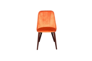 Picture of SOLACE Velvet Dining Chair (Orange) - Each  