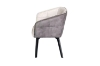 Picture of CRESTA Velvet Arm Chair (Beige) - 2 Chairs in 1 Carton