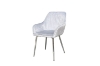 Picture of OPULENT Velvet Dining Chair (Silver) - 2 chairs in 1 Carton