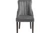 Picture of FRANKLIN Velvet Dining Chair with Solid Rubber Wood Legs (Dark Grey)