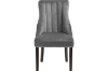 Picture of FRANKLIN Velvet Dining Chair with Solid Rubber Wood Legs (Dark Grey) - 2 Chairs in 1 Carton