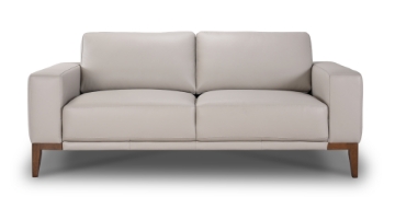 Picture of BAYWOOD Full 100% Leather Sofa Range (Light Grey)
