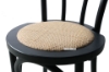 Picture of RAYMON Solid Beech Wood Dining Chair with Rattan Seat (Black)