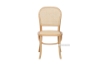 Picture of SYDNEE Solid Beech Wood Rattan Back and Seat Dining Chair (Natural)