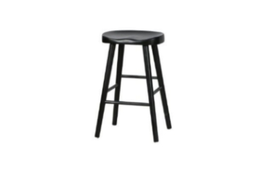 Picture of WINSOME Solid Wood Bar Stool (Black)