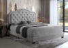 Picture of HELEN Velvet Double Size Bed Frame (Grey)