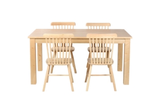 Picture of VICTOR 5PC Dining Set (Natural) - 55 inches Table