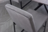 Picture of BLAZER 4PC Velvet Dining Set (Grey)