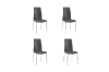 Picture of BONNIE Dining Chair (Smoky Black) - 4PC in 1 Carton