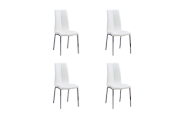 Picture of BONNIE Dining Chair (White) - 4 Chairs in 1 Carton